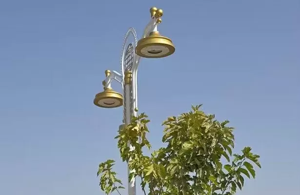 Poteaux de lumière décoratifs