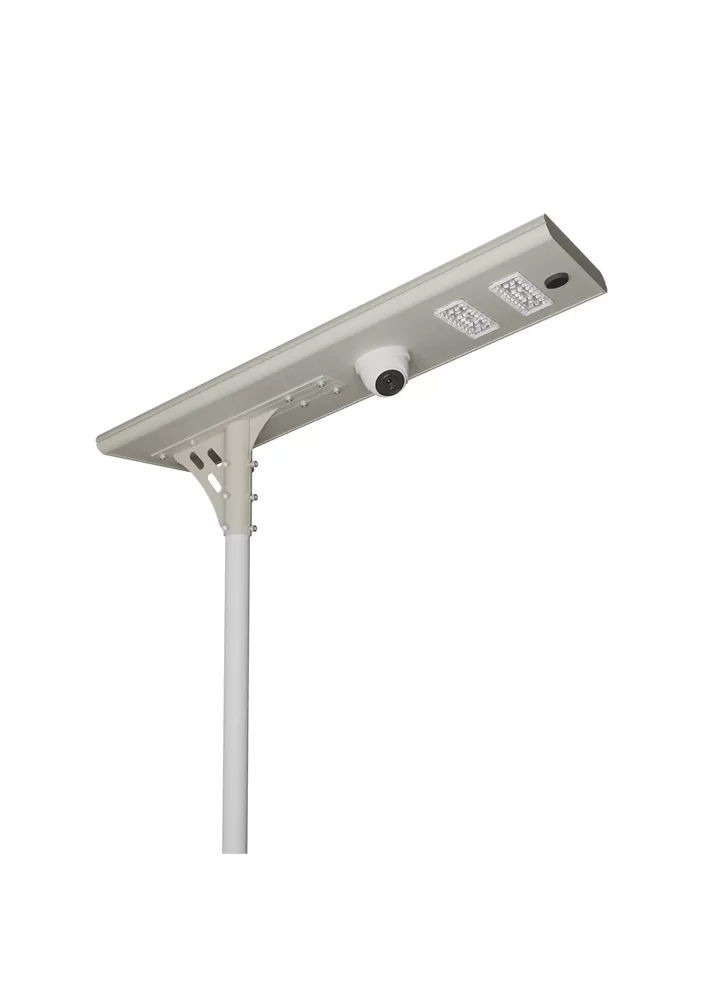 Lumière solaire tout-en-un pour rue avec caméra de surveillance