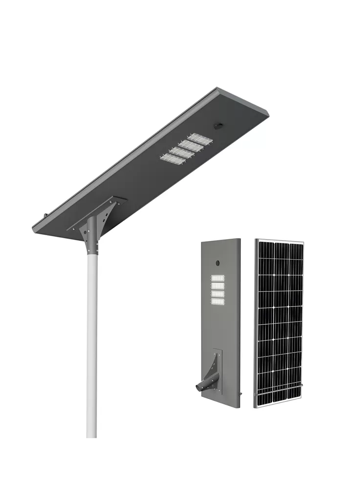 Auto propre tout en un réverbère solaire