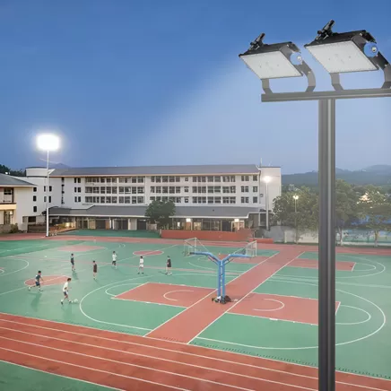 Éclairage de stade de campus/éclairage de terrain de sport scolaire