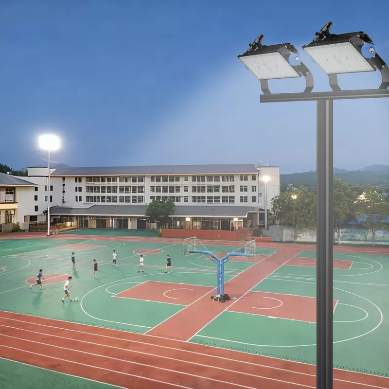 Éclairage de stade de campus/éclairage de terrain de sport scolaire