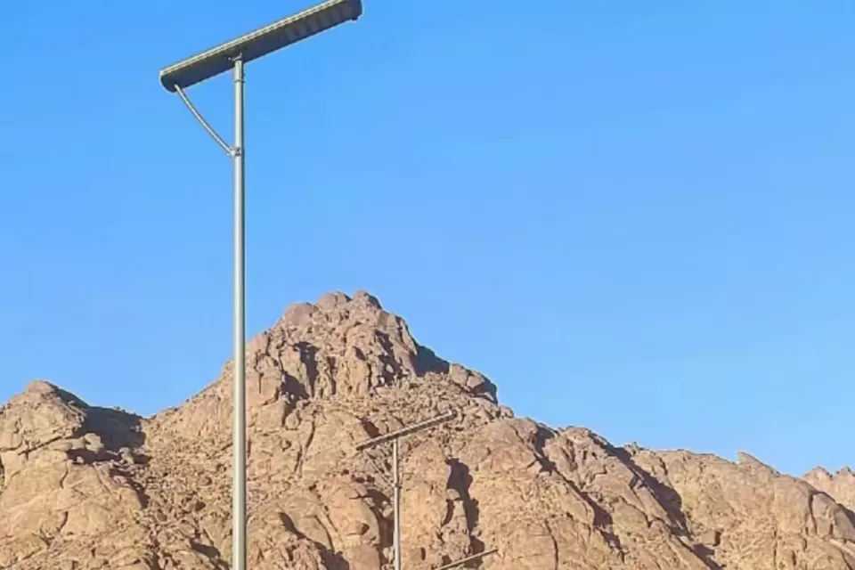 Projet complet d'éclairage de revitalisation rurale de la province du Guizhou | Cas de coopération OEM de réverbère solaire