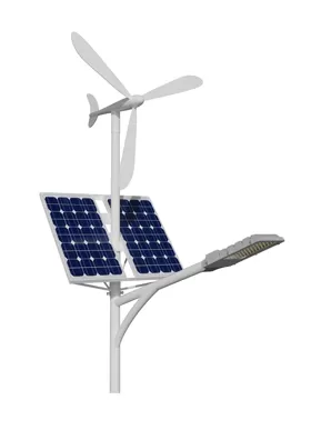 Réverbère solaire hybride