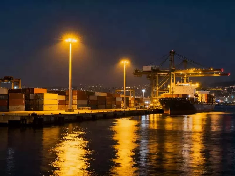 Éclairage d'aéroport et de port