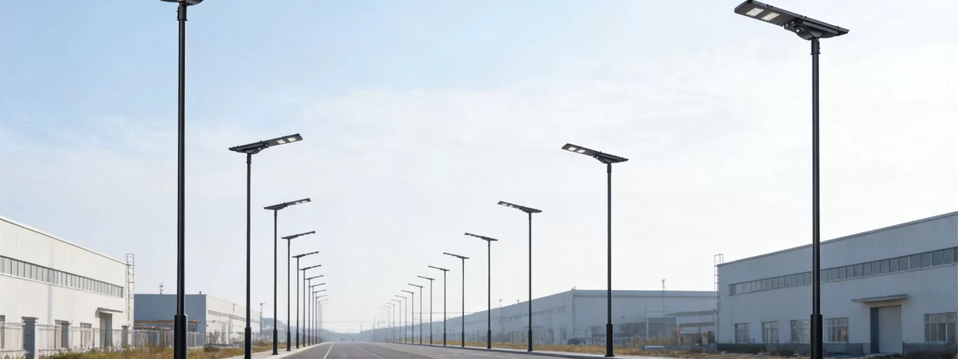 Application du produit des réverbères solaires IoT