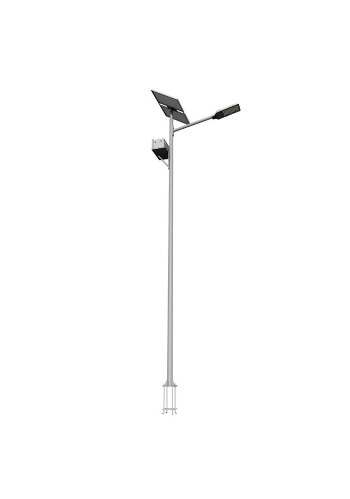 Réverbère solaire avec batterie Gel
