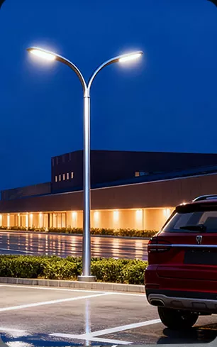 Réverbère solaire avec pôle et prix de la batterie