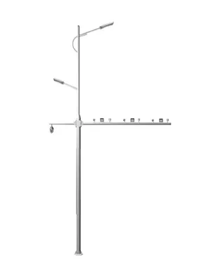 Pôle de réverbère avec CCTV