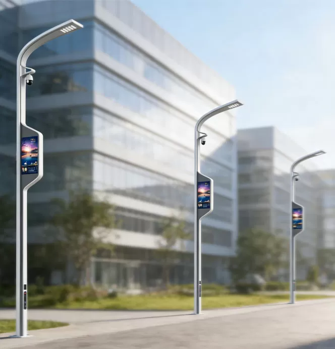 Quels appareils peuvent être installés sur des poteaux lumineux intelligents?